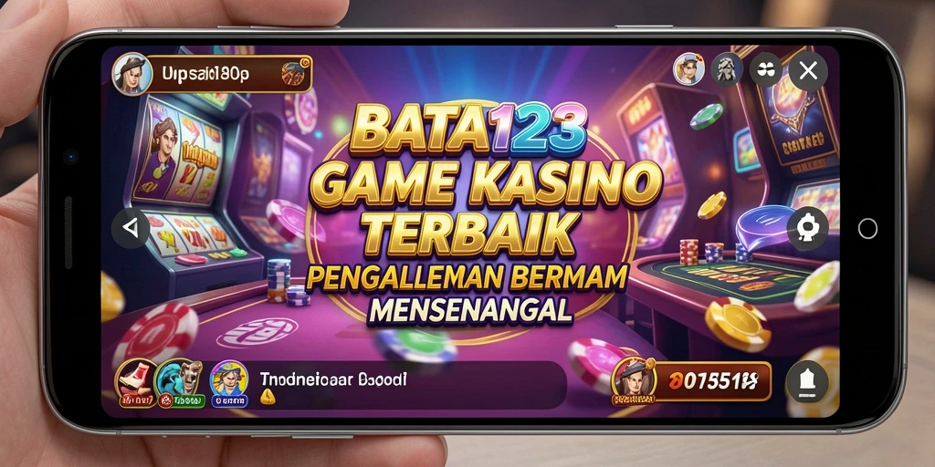 Tampilan menarik dari gameplay BATA123 dengan suasana Kasino yang nyata.