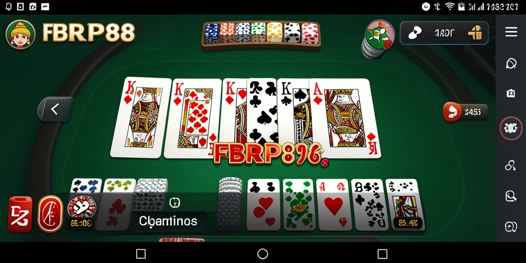 Screenshot gameplay FBRP88 menampilkan serunya bermain Domino.