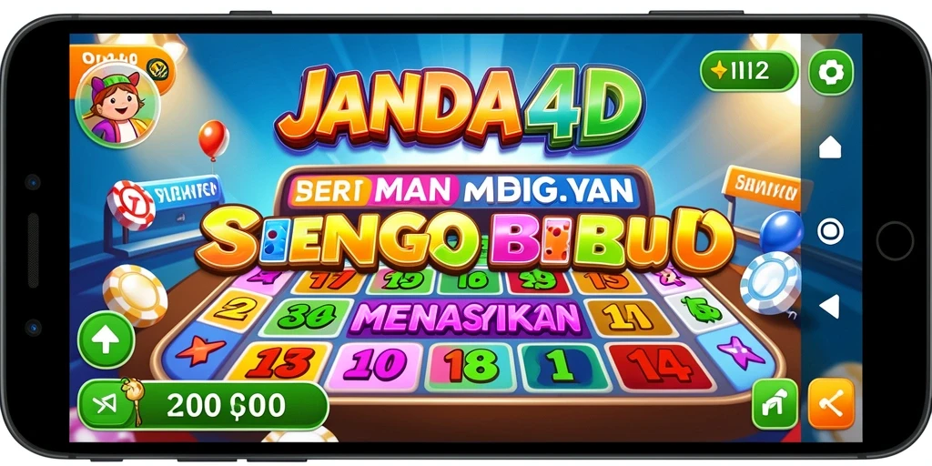 Tampilan gameplay seru dan interaktif dari JANDA4D.