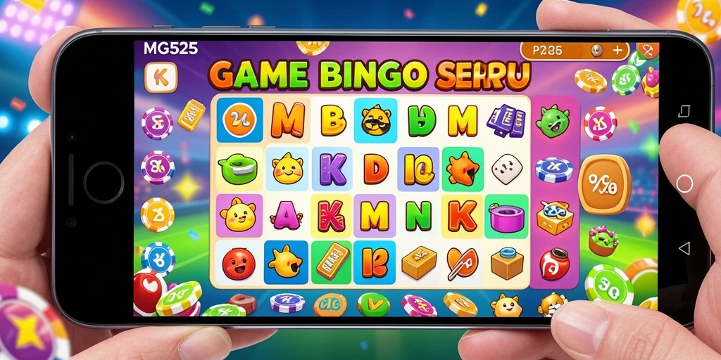 Screenshot gameplay MG525 yang memperlihatkan keseruan Bingo.