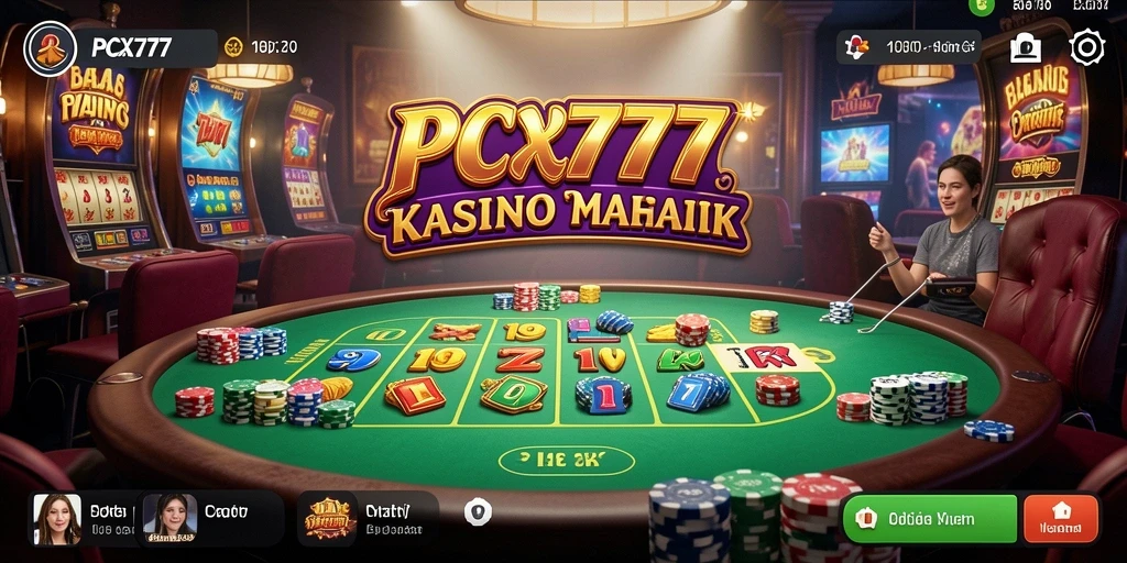 Tampilan gameplay yang mendebarkan di PCX777 dengan efek visual menawan.