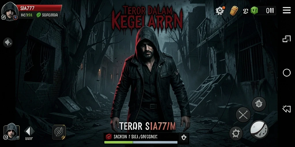 Tampilan gameplay SIA777 yang penuh ketegangan dan misteri.