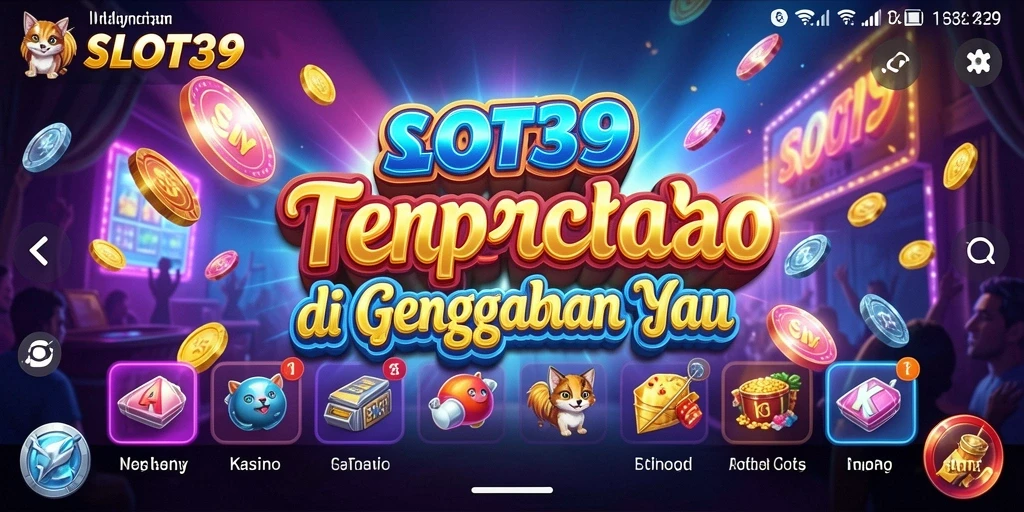 Tampilan menarik dari gameplay Kasino di SLOT39.